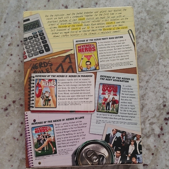 Revenge of the Nerds DVD Collection EUC - Picture 2 of 3